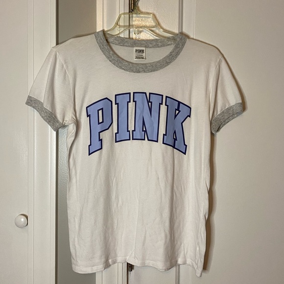PINK Victoria's Secret Tops - Victoria’s Secret PINK white t-shirt